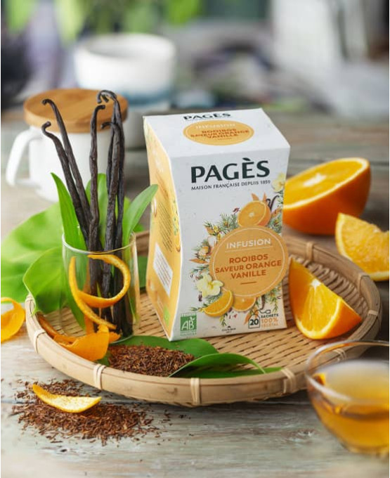 Rooibos Orange Vanilla flavor