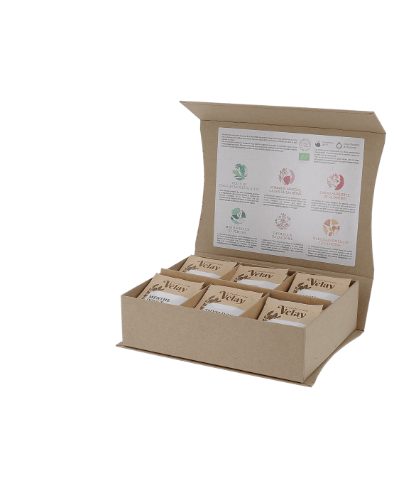 Coffret carton Infusion 100% plantes françaises