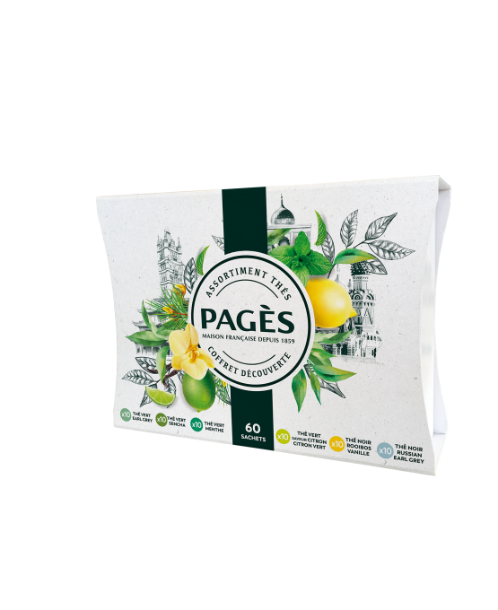 Teas cardboard taster box