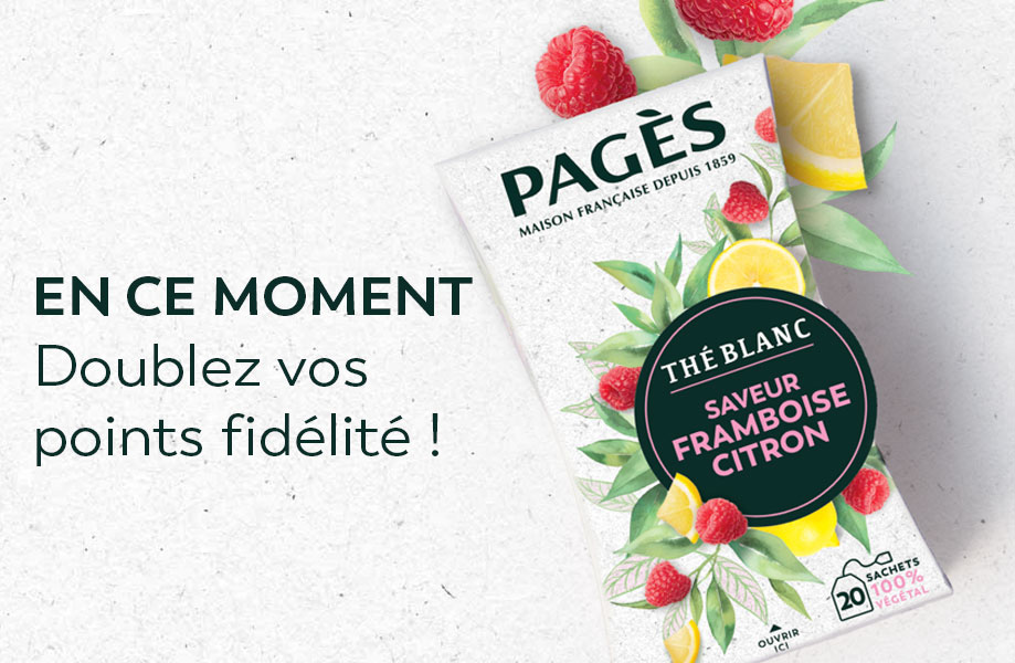 En ce moment |points fidélité doublés !